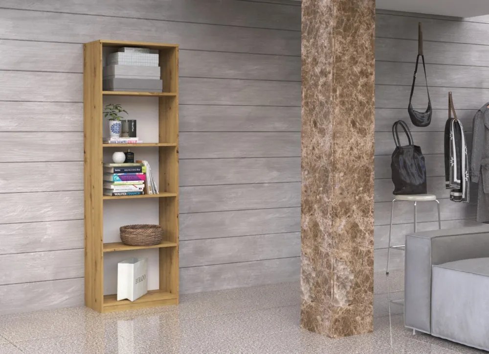 R40 polcos szekrény, tölgy