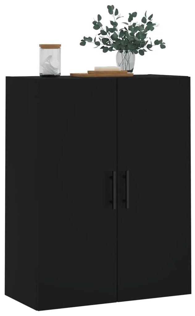 vidaXL fekete fali szekrény 69,5 x 34 x 90 cm