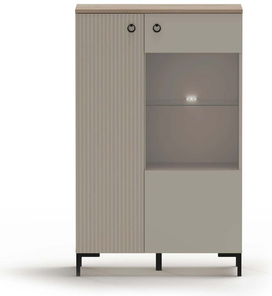 Vitrin Demandaron 2 (taupe + silverjack tölgy) . 1116816
