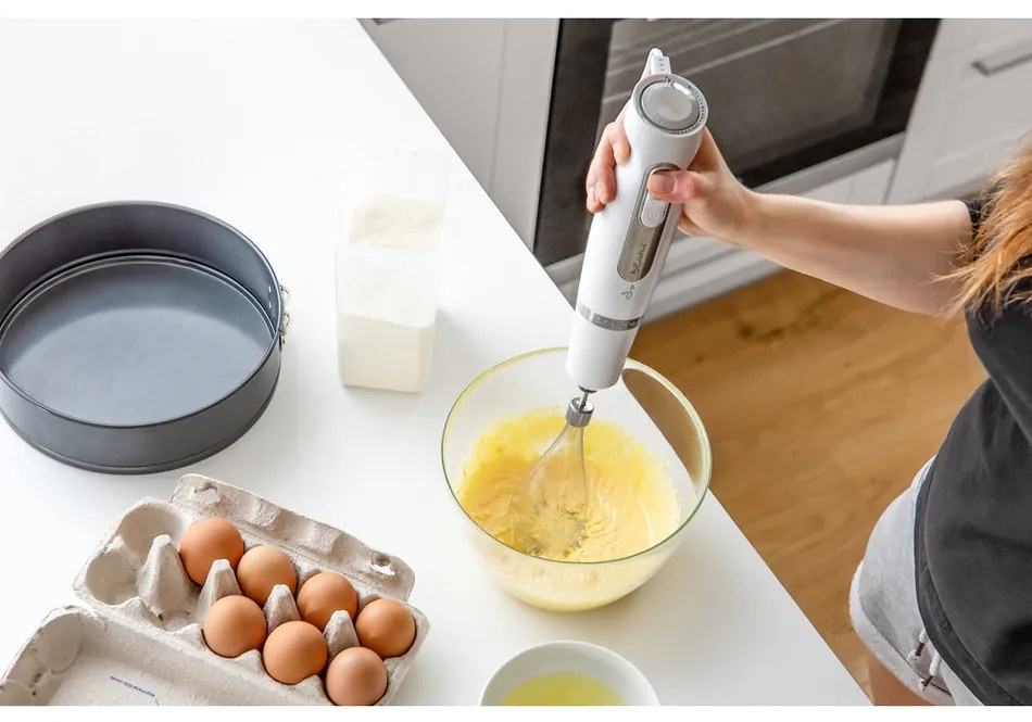 Sencor SHB 4460WH botmixer, fehér színben