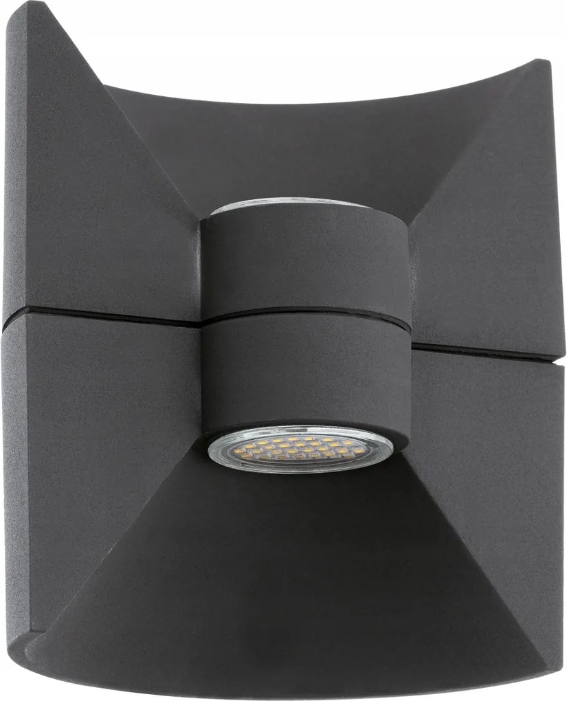 Kültéri lámpa Kerti fali lámpa Eglo szürke integrált Led fényforrás 2.5W