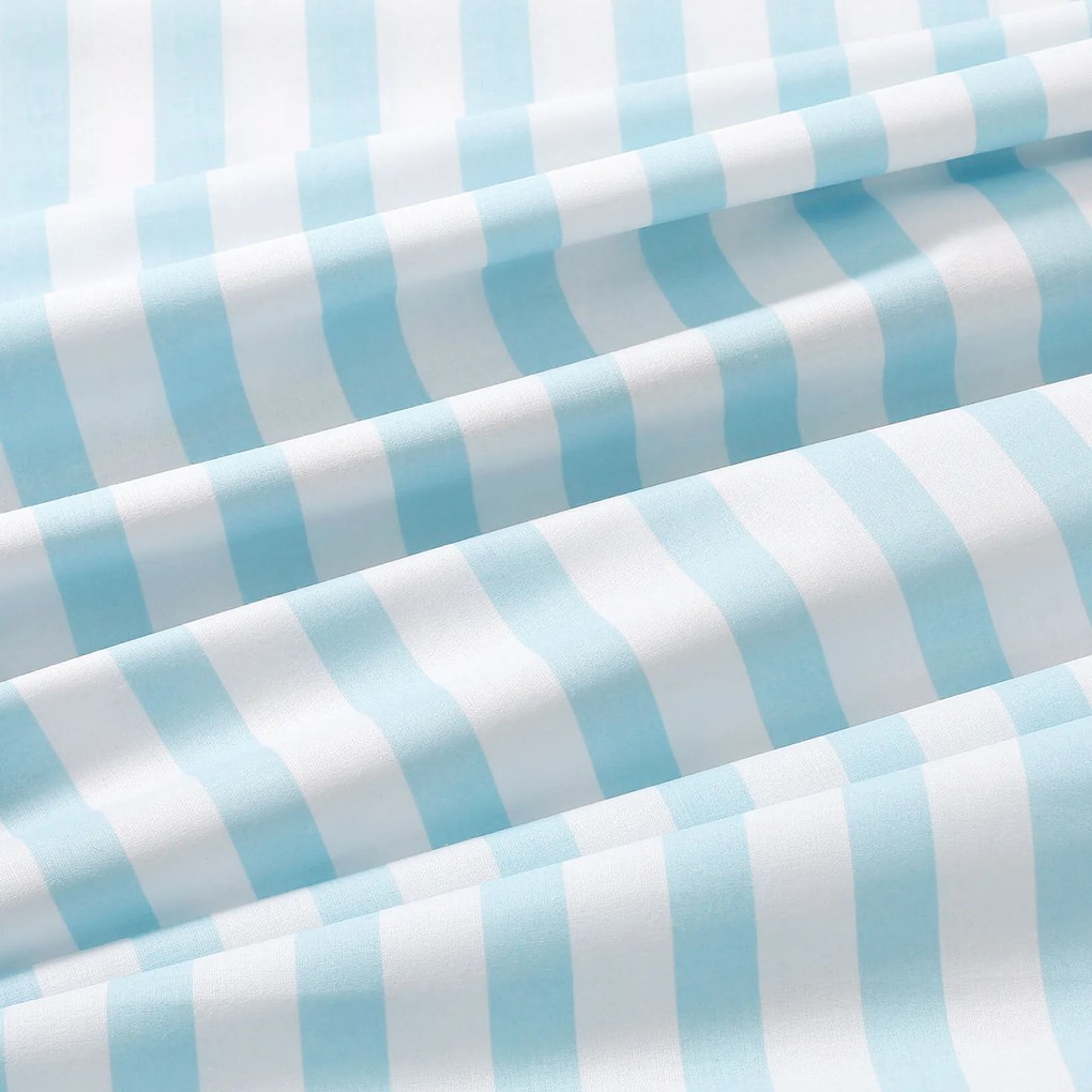 Goldea pamut párnahuzat - kék csíkos 50 x 50 cm