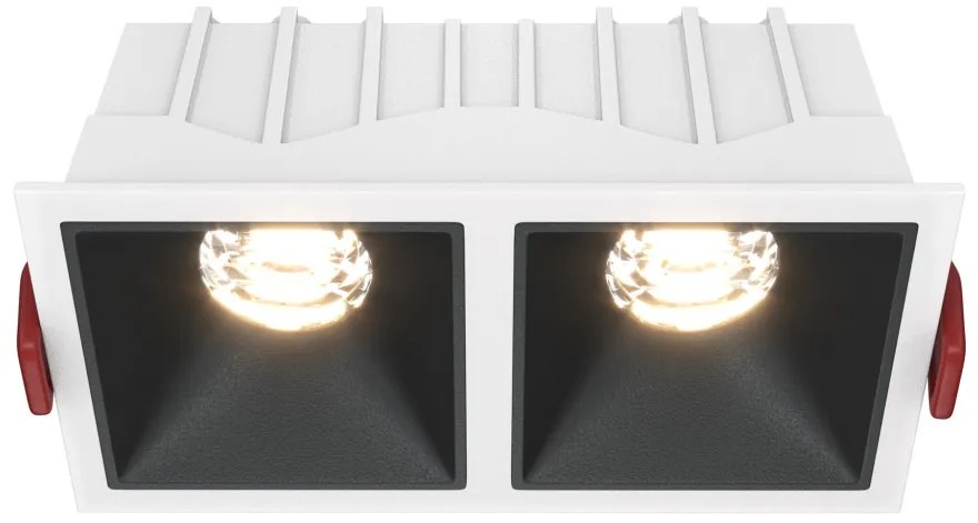 DL043-02-10W3K-SQ-WB Alfa LED Alumínium Süllyesztett Lámpa Fehér Színű LED 20 W 3000 Kelvin 900 Lumen IP20