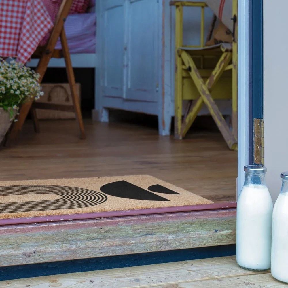 Kókuszrost lábtörlő 40x60 cm Half Moon – Artsy Doormats