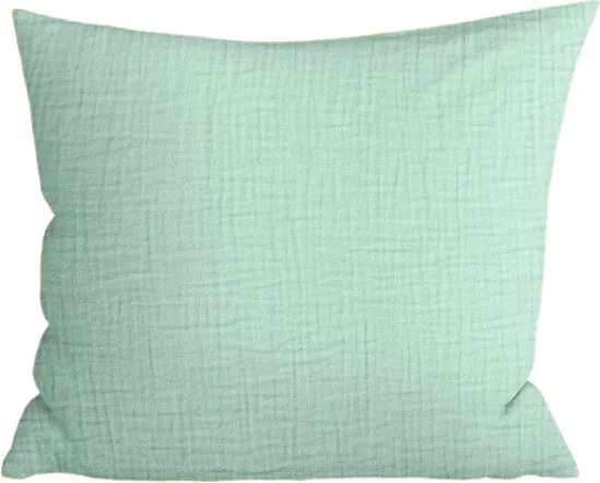 Muszlin párnahuzat MUSSARI 45x45 cm, Mentás