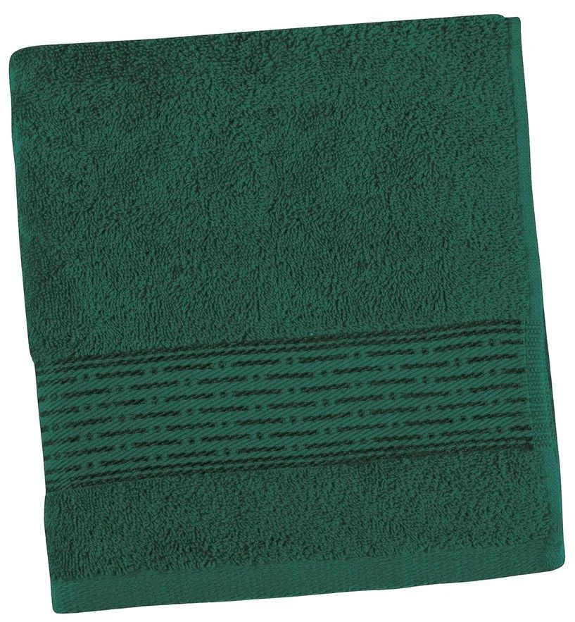 Kamilla Stripe törölköző, sötétzöld, 50 x 100 cm, 50 x 100 cm