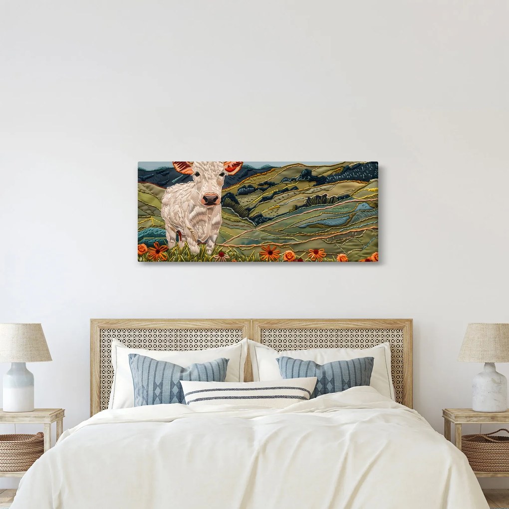 Kép - Kötött motívum utánzata (120x50 cm)