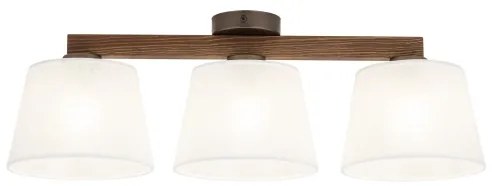 Brilagi - Felületre szerelhető csillár LATTE 3xE27/15W/230V fenyő/fehér