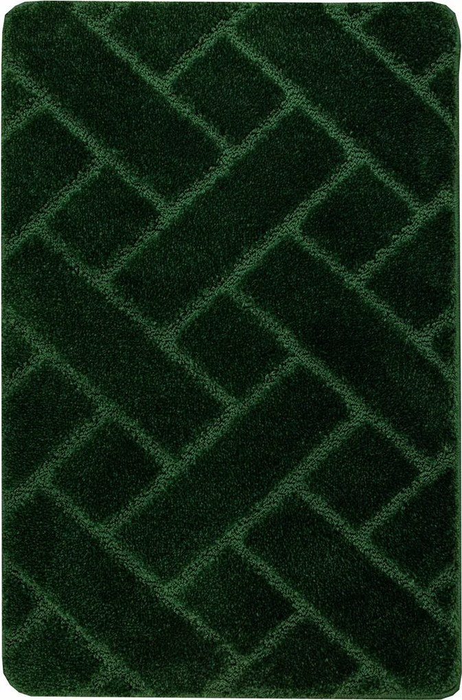Fürdőszobaszőnyeg Gumírozott Palackos Zöld Tégla Lotus 50x80 cm