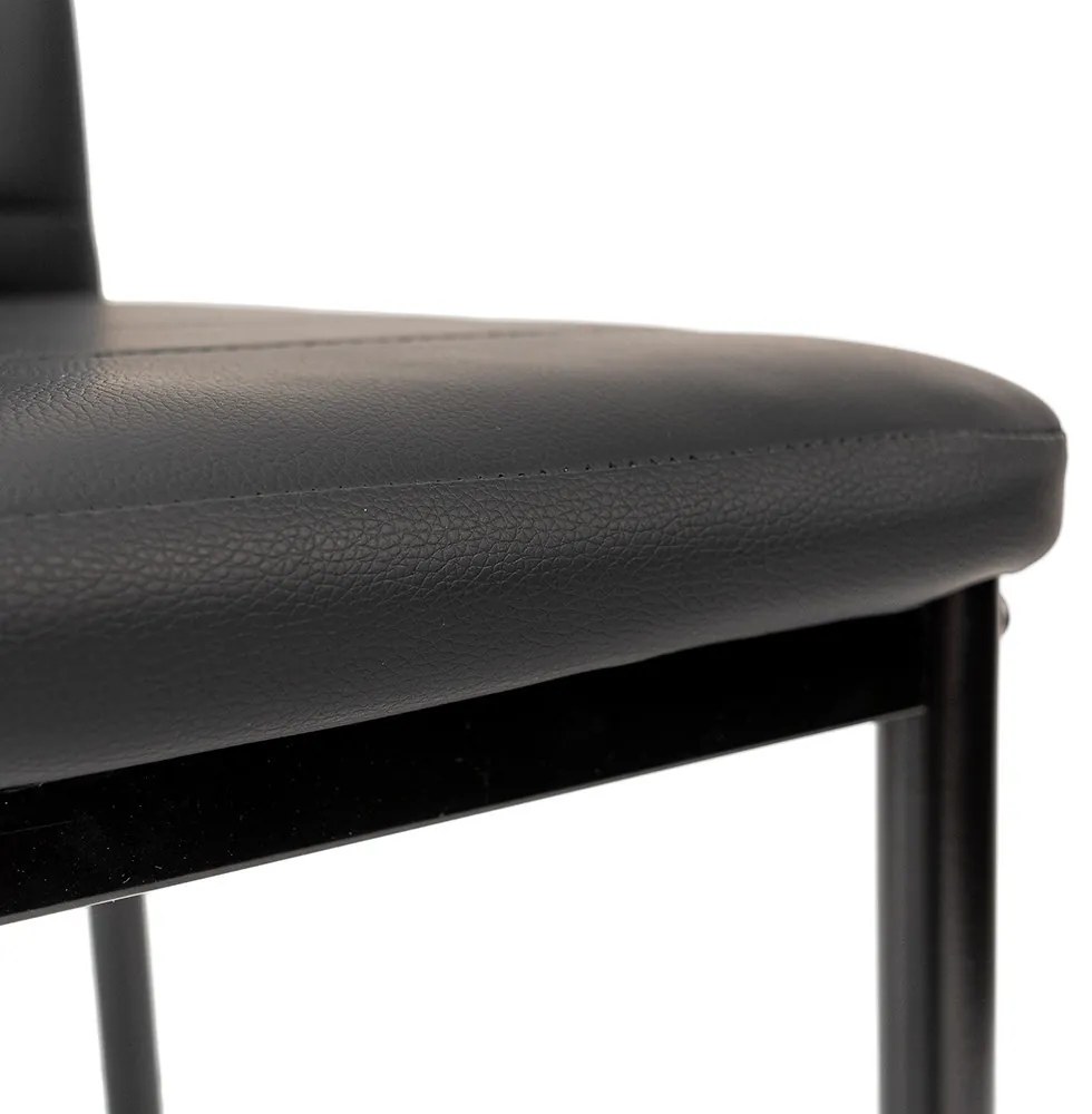 Tino NOVA Étkezőszék, fekete színben