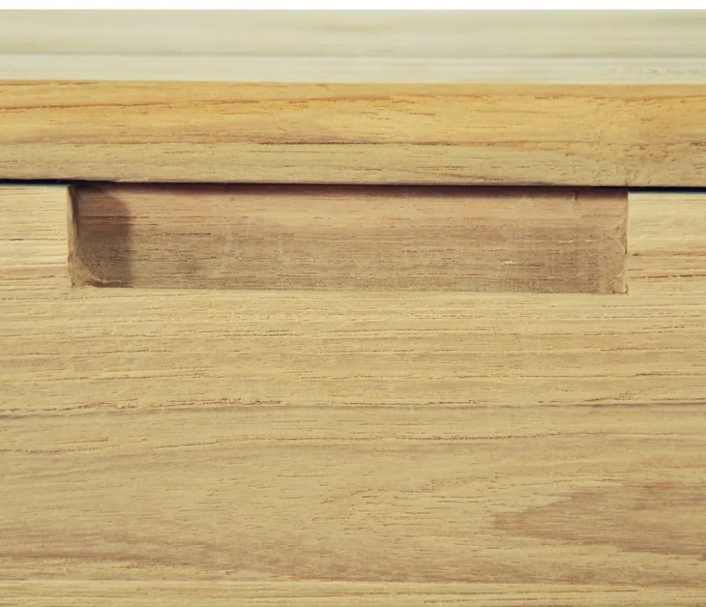 tömör tíkfa TV-szekrény 120 x 35 x 35 cm