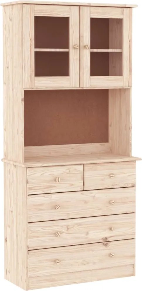 vidaXL ALTA tömör fenyőfa magasszekrény 77 x 35 x 165 cm