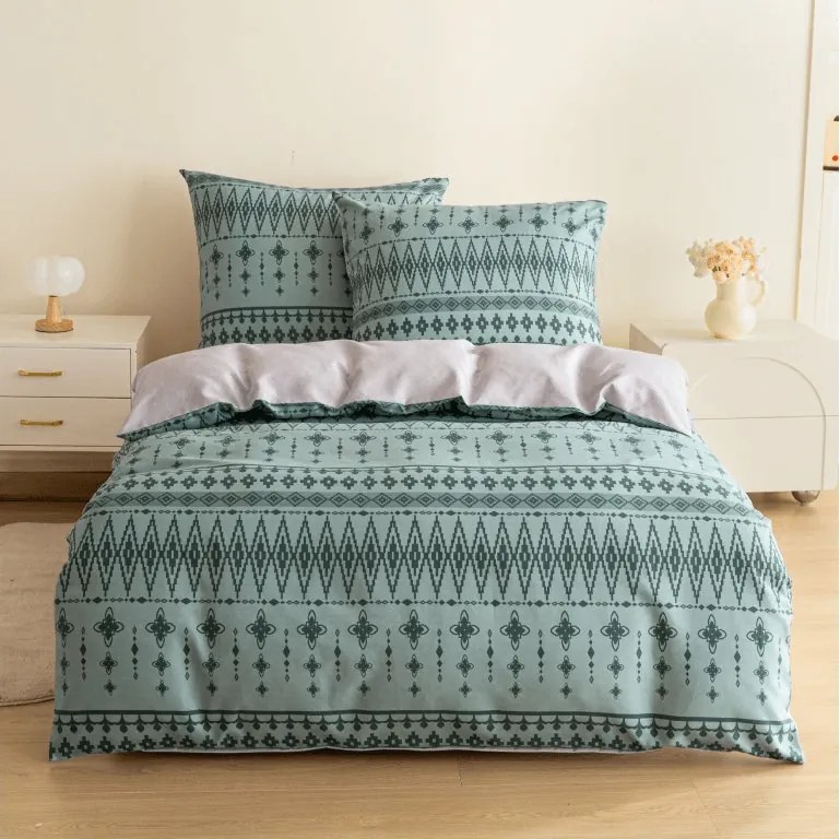 Mikroszálas flanel ágyneműhuzat ELVADO mentás Ágyneműhuzat mérete: 70 x 90 cm | 140 x 200 cm