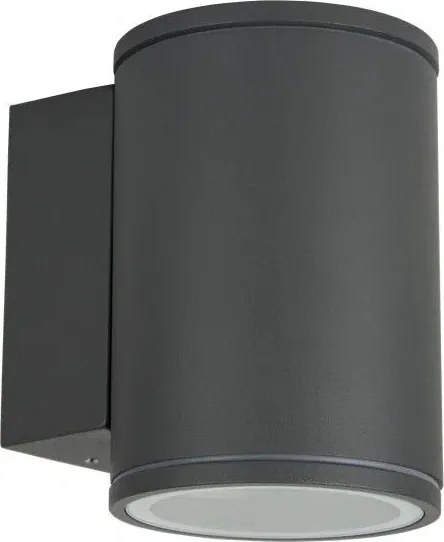 Kültéri kerti fali lámpa sötétszürke kerek IP54 Su-ma