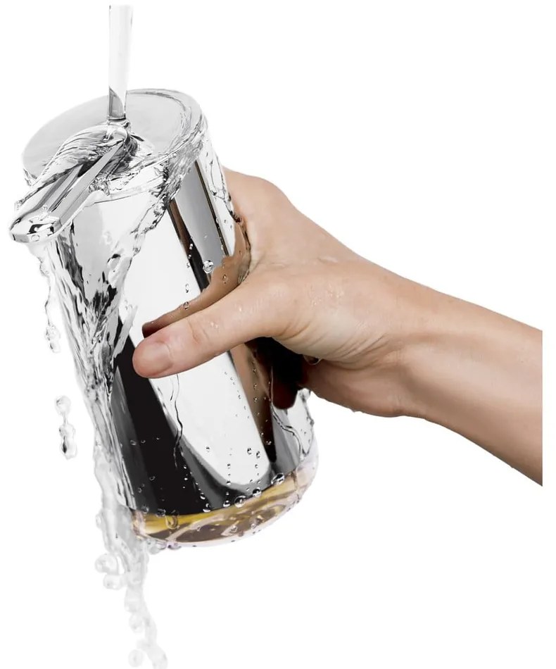 Ezüstszínű acél automata szappanadagoló 266 ml - simplehuman