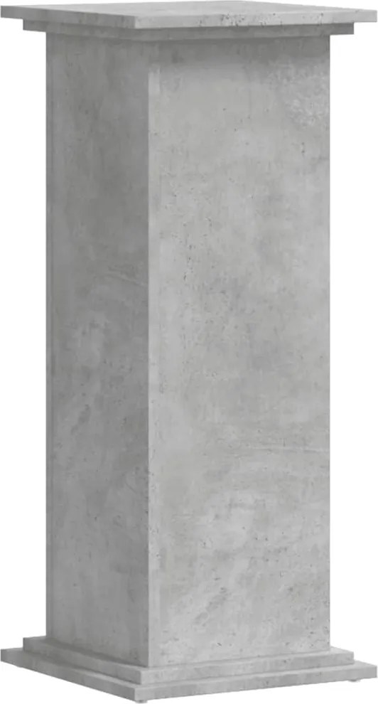 vidaXL betonszürke szerelt fa növényállvány 33 x 33 x 80 cm