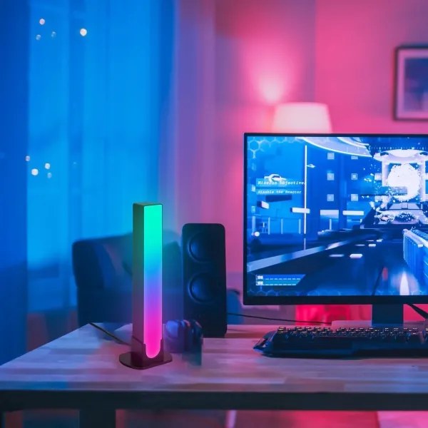 Brilo - KÉSZLET 2x LED RGBIC Dimmelhető asztali lámpa LED/12W/230V 3000-6500K Wi-Fi Tuya