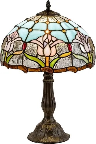 Brilagi - Tiffany vitrázs asztali lámpa LORAS 1xE27/40W/230V