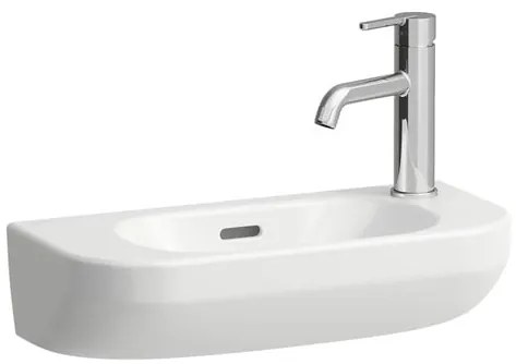 Mosdótál Laufen Lua 23x50 cm fehér fényes felülettel csaptelep nyílás jobb oldali H8150820001061