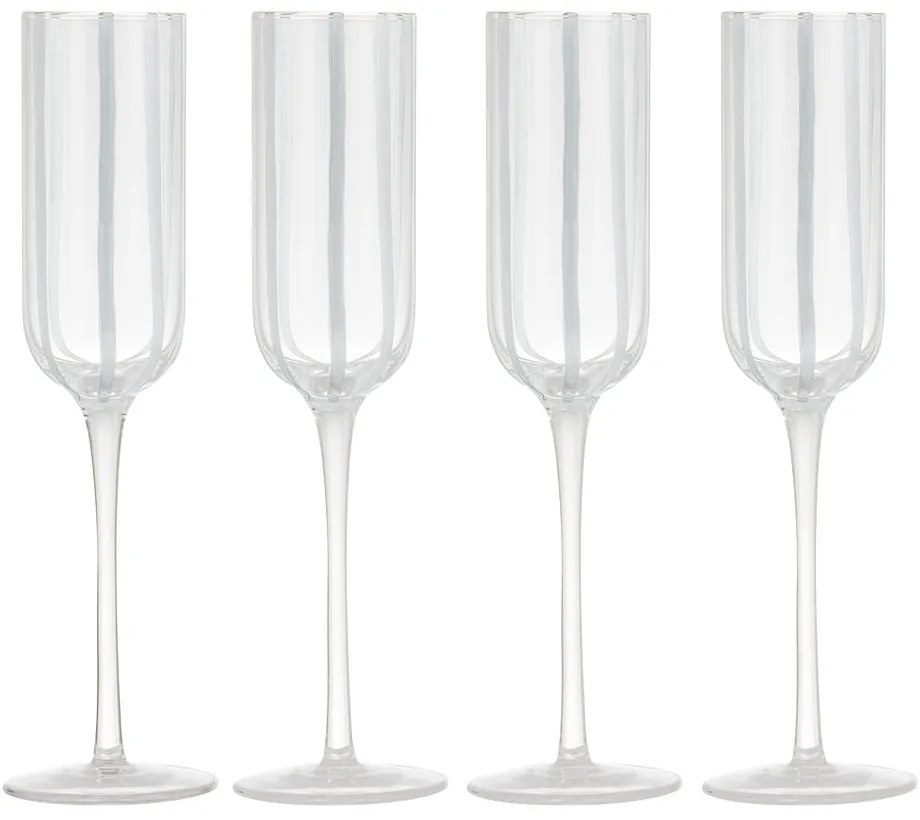 Pezsgőspohár szett 4 db-os 180 ml Stripe – Ladelle