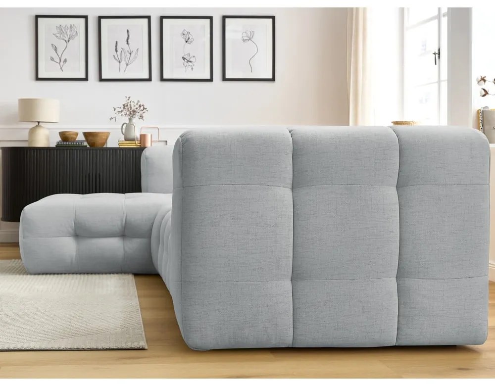 Világosszürke sarokkanapé Cloud – Bobochic Paris