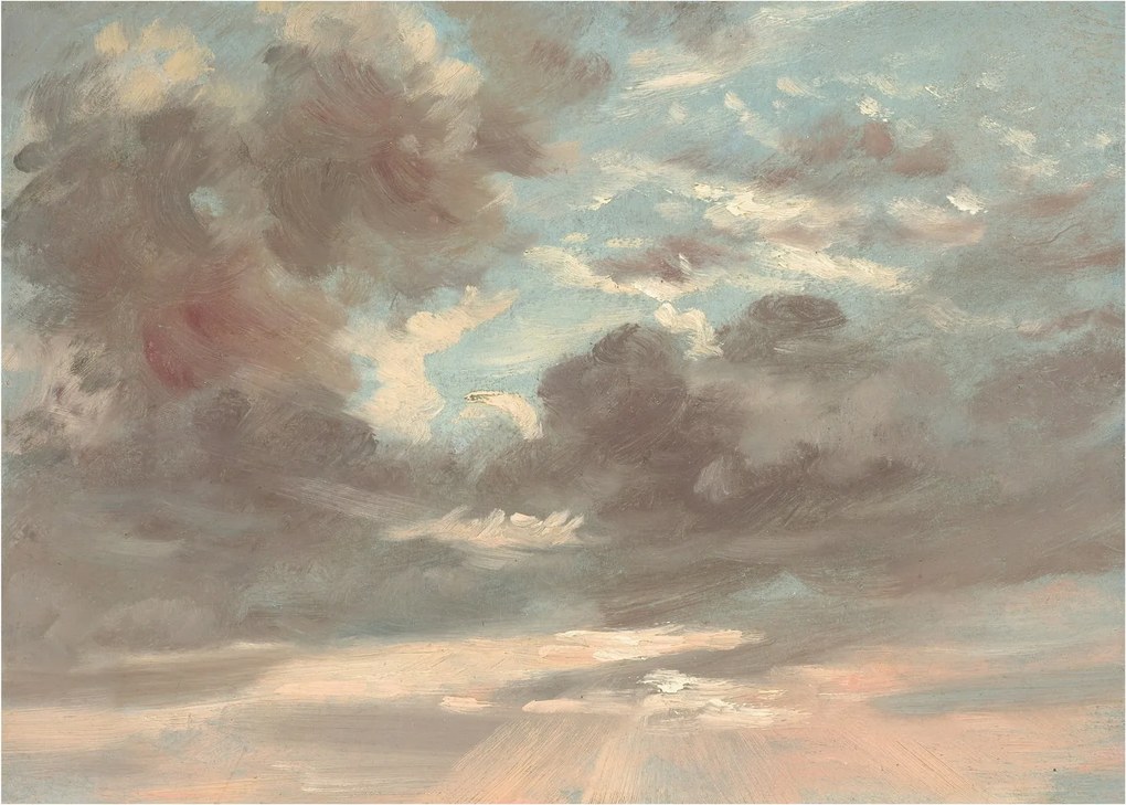 Üveg kép - John Constable, Cloud Study Stormy Sunset, reprodukciók (70x50 cm)