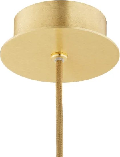 Argon 8448 - Csillár zsinóron ALMIROS 1xE27/15W/230V átm. 30 cm alabástrom arany