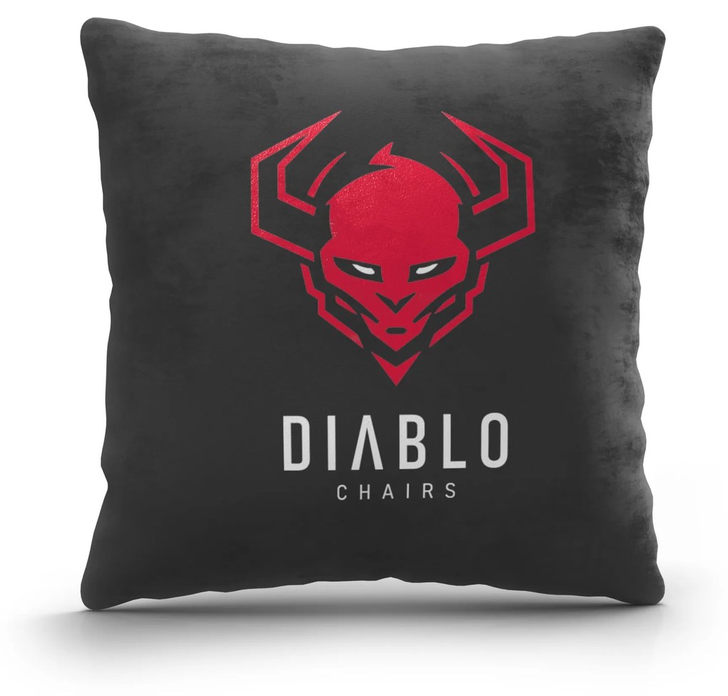 Diablo Chairs díszpárna: fekete