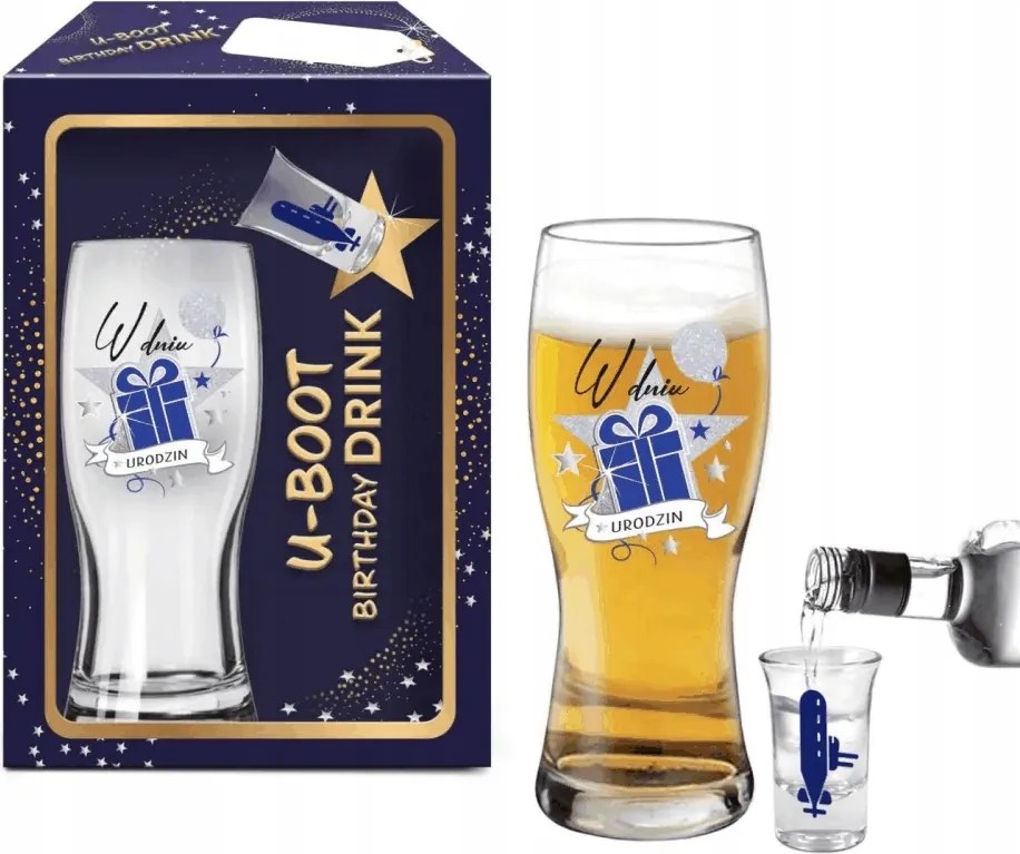 Születésnapi ajándék szett Pohár pohár Bgtech