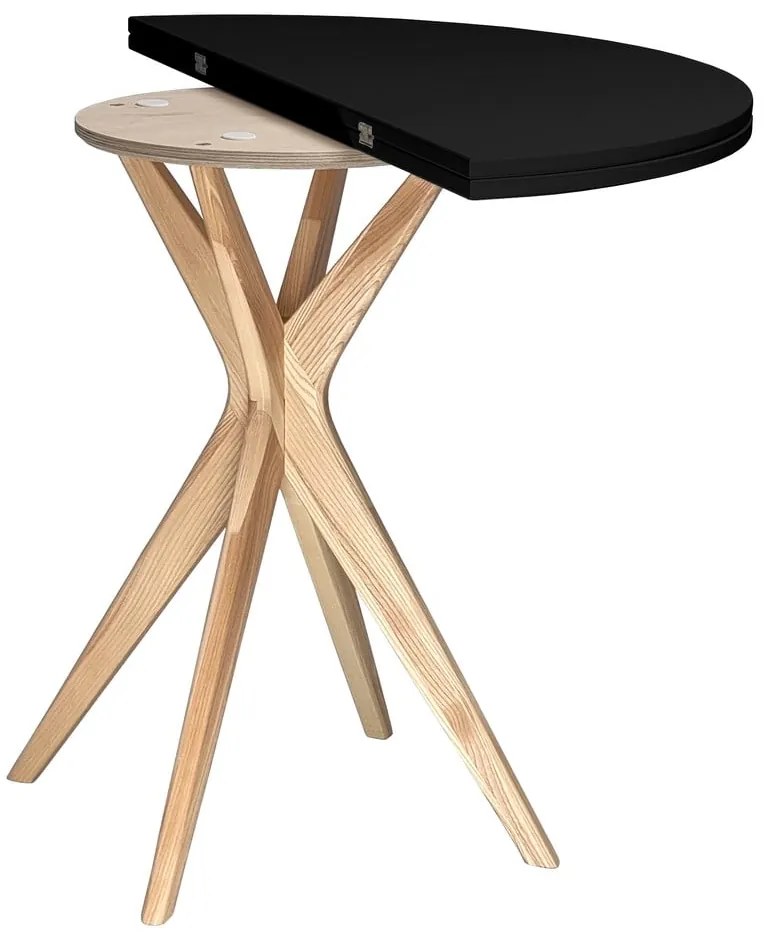 Kerek bővíthető étkezőasztal 65x90 cm Jubi – Ragaba