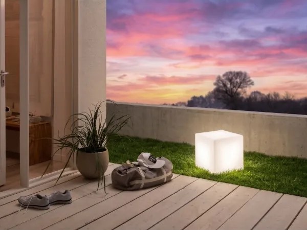Eglo 900294 - Kültéri állólámpa BOTTONA 1xE27/15W/230V 30x30 cm IP65