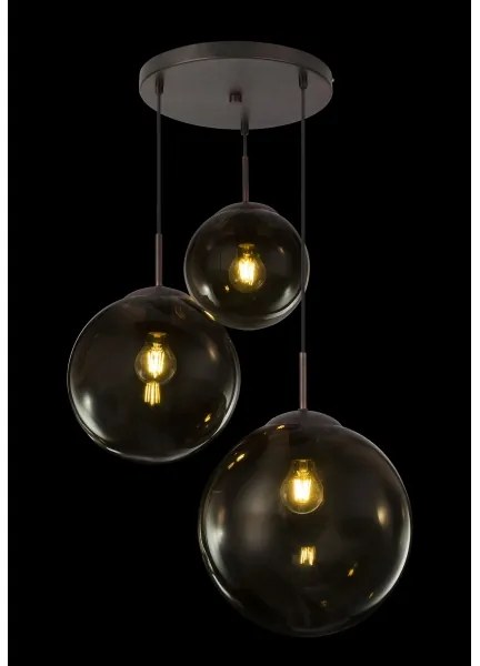 Globo 15865-3 - Csillár zsinóron VARUS 3xE27/40W/230V
