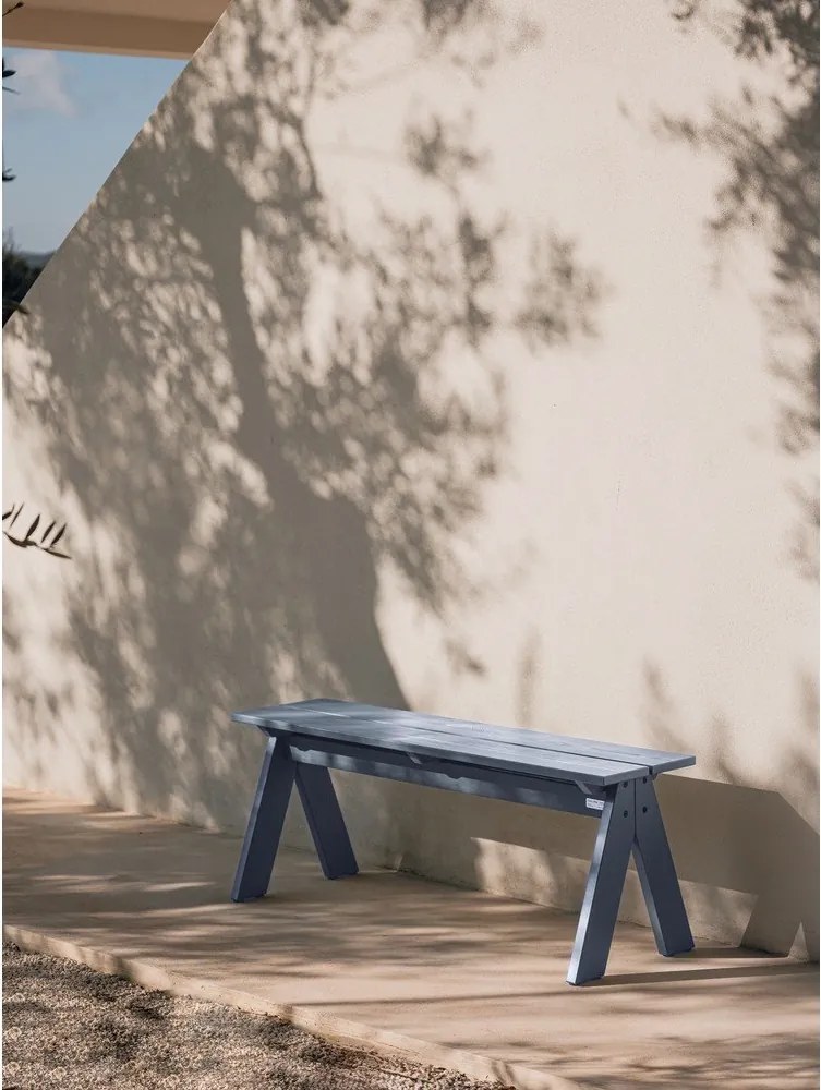 Kék tömörfa kerti pad Navo – noo.ma