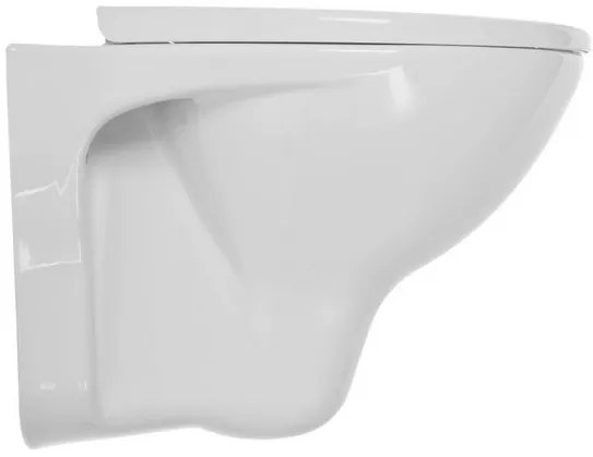 Cersanit MITO RED függesztett WC csésze 35,5x52cm + WC ülőke polipropilén, fehér, TK001-012