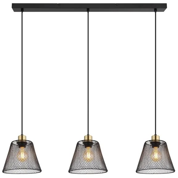 Globo 15646-3H - Csillár zsinóron BAKU 3xE27/40W/230V