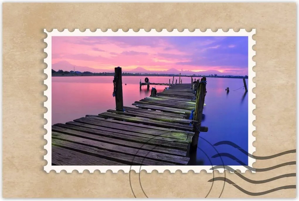 Poszterek 90x60 Híd a deszkákból