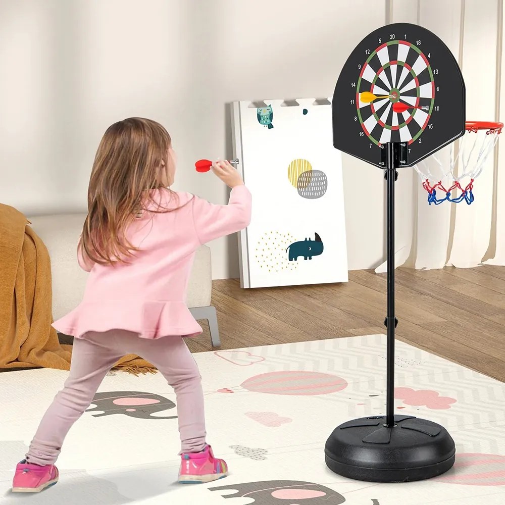 2 az 1-ben kosárpalánk darts táblával