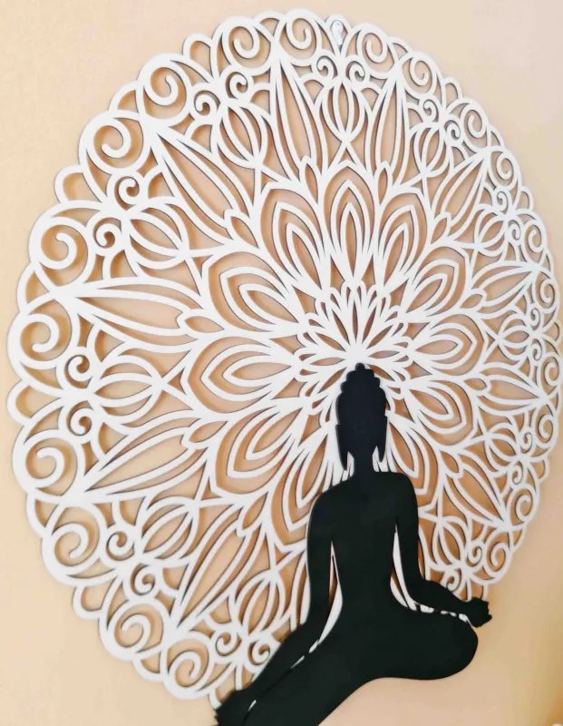 Sentop - Mandala 3D-s kép a Buddha mandala színes design falán
