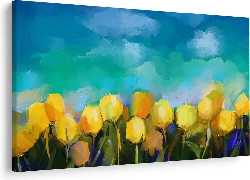 Sárga tulipán képe (90x60 cm)