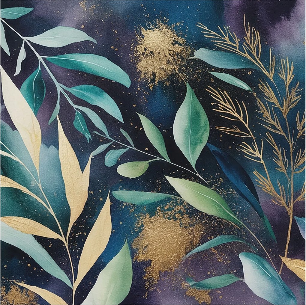 Fotótapéta Flizelin Dekoratív Hálószoba Botanikus levelek 250x250