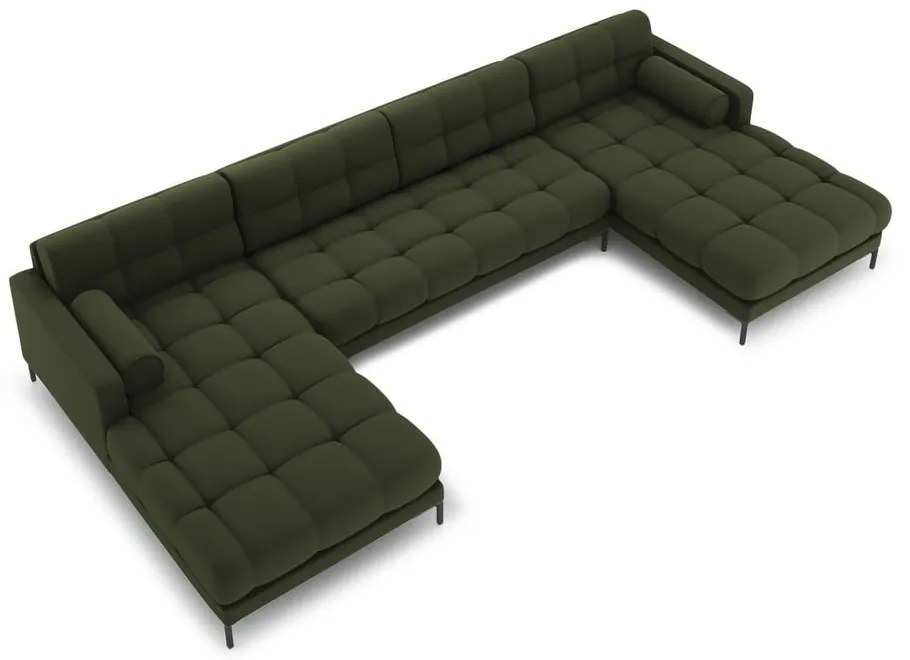 Zöld sarokkanapé (U alakú) Bali – Cosmopolitan Design