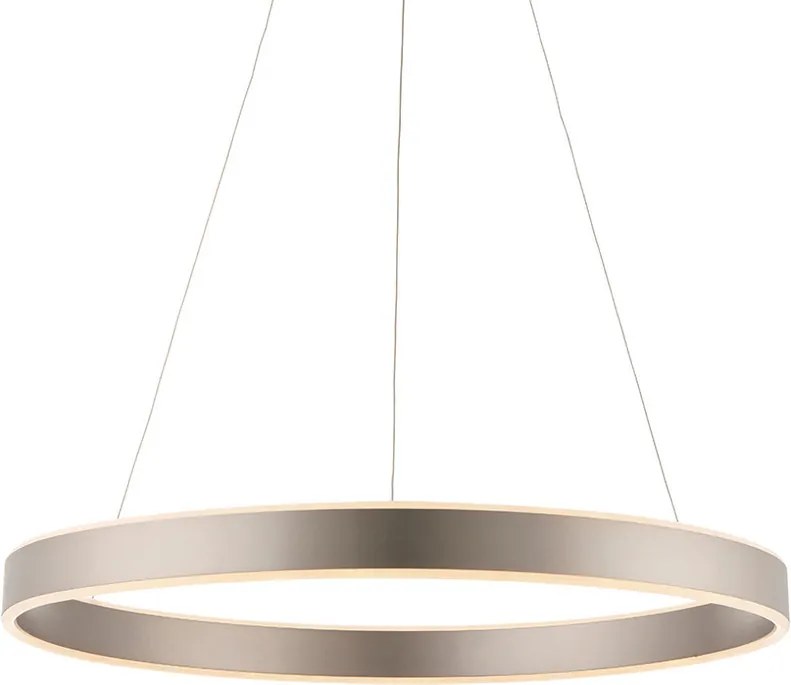 ENDON 80572 GENTOR Modern Led Függesztett Lámpa Nikkel, Fagyasztott Üveg LED IP20