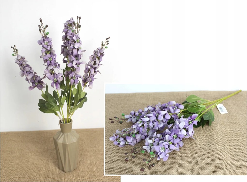 Jácint csokor 58 cm magas 5 Szár