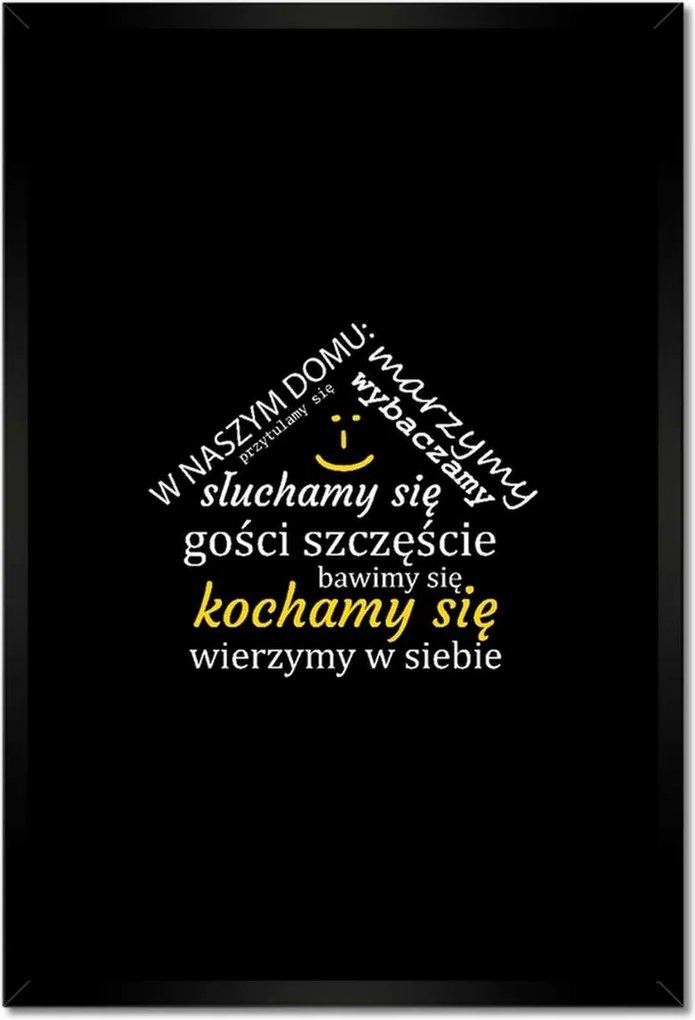 Poszterek keretben 40x60 Ebben a házban