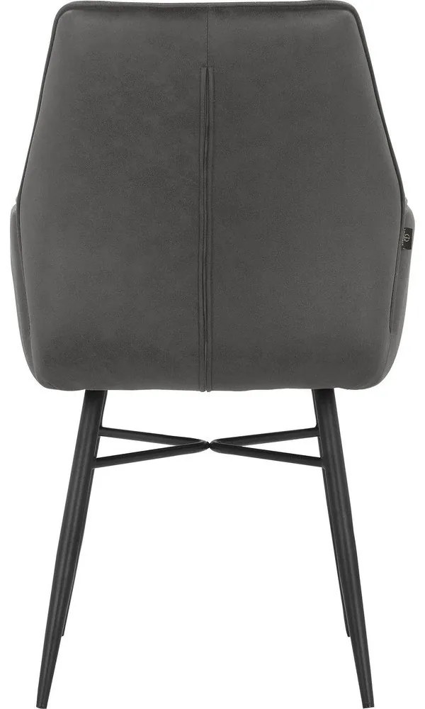 Antracitszürke étkezőszék szett 2 db-os Anzo – Støraa