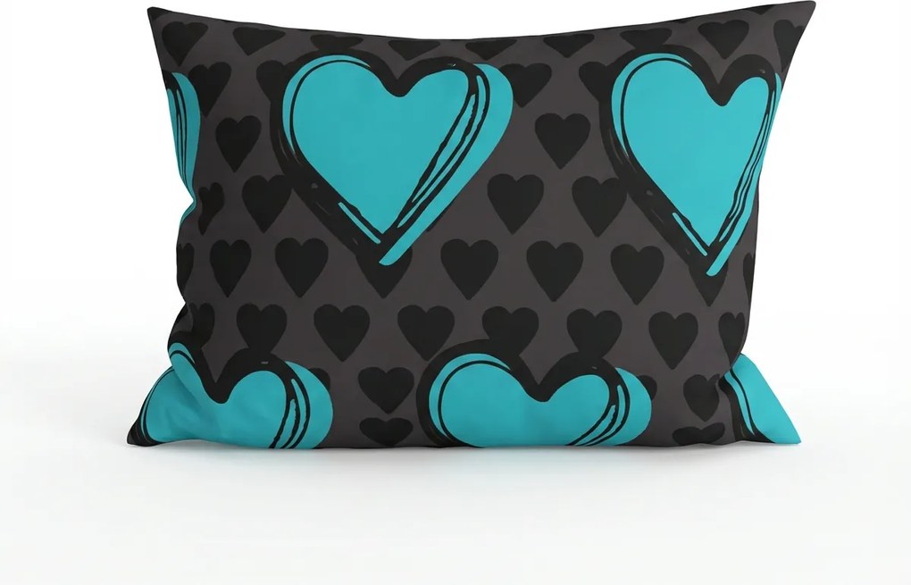 Mikroszálas párnahuzat KASUGA 50x70 cm, türkiz