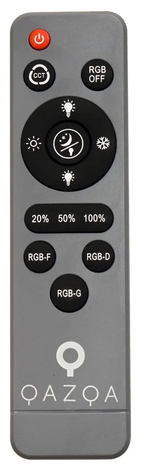 Modern mennyezeti lámpa szürke, fehér 48 cm LED-del, dimmelhető - Kanton