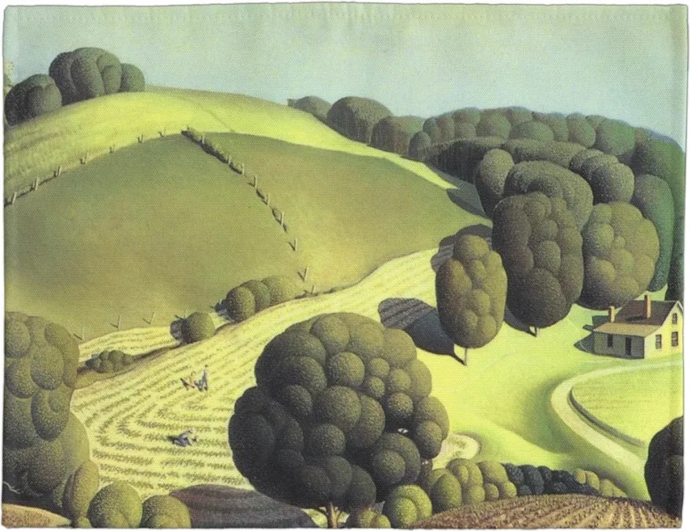 Asztali alátét Young Corn Grant Wood