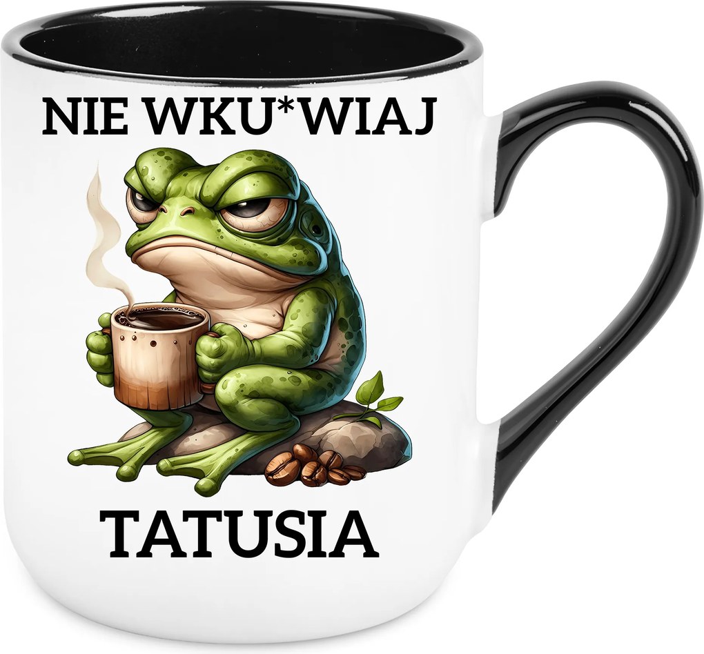 Bögre Elegáns Fekete Ajándék Apák Napjára Ne Bússz El Apát+csomagolás