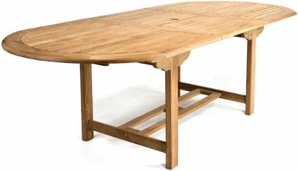 Bővíthető kerti asztal tíkfából Garth, 170 - 230 cm